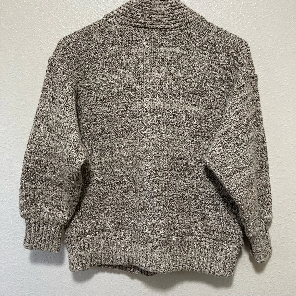 Willapa Bay Knits Women's Handmade Sweater Cardigan Button Front Pockets Beige S - Picture 2 of 16